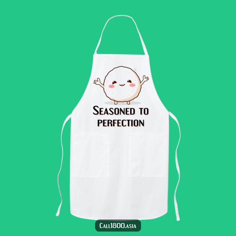 Funny Rice Ball Wave Apron - Kitchen Fun, Practical Funny Gift for Chefs