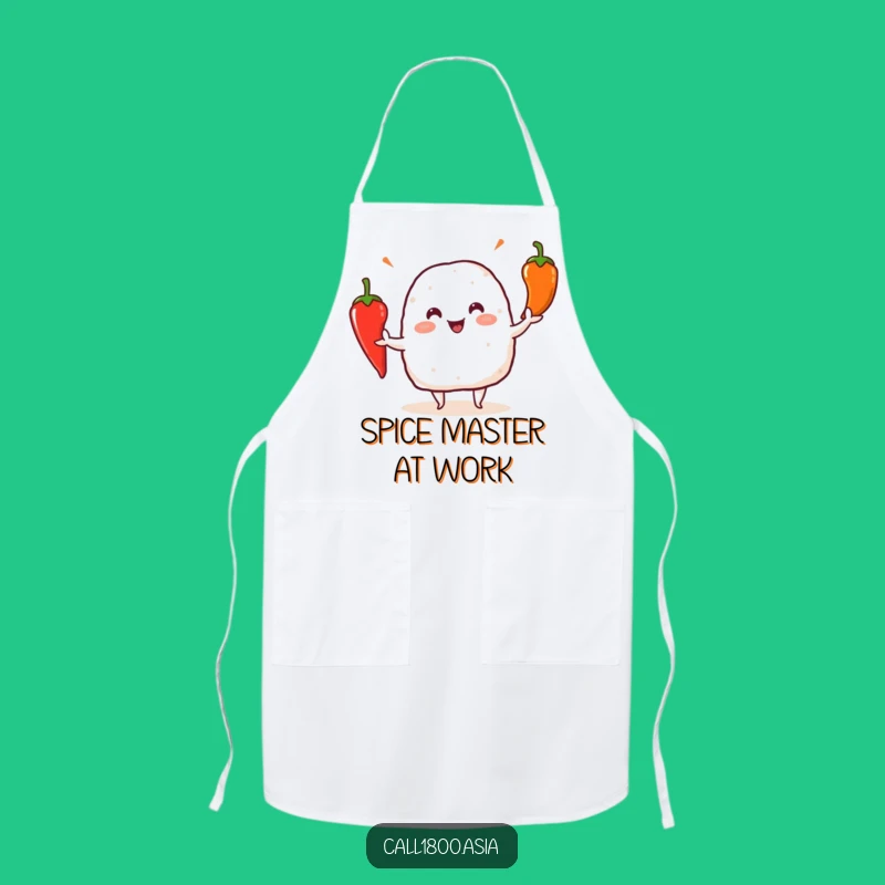 Funny Onigiri Juggler Apron: Hilarious Kitchen Wear for Spicy Chefs