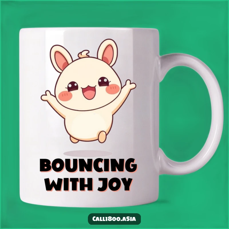 Funny Bao Bun Mug: Enthusiastic Character Fun for Your Day!