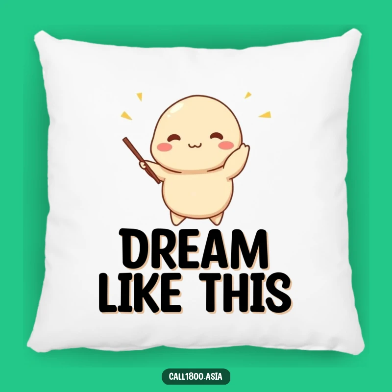 Cozy Funny Dumpling Pillow - Soft Cushion with a Smile