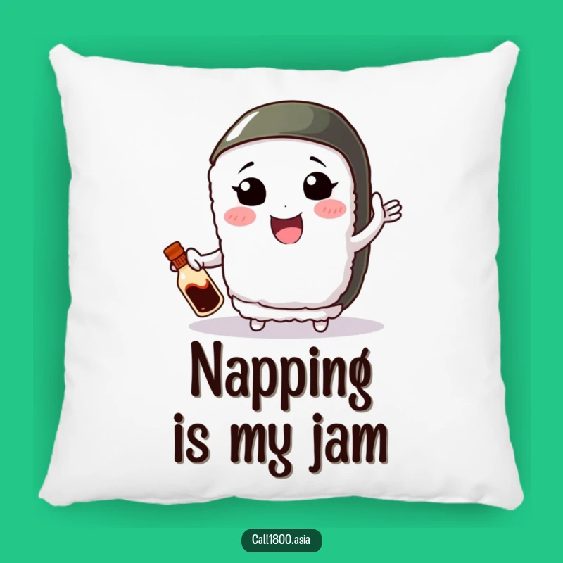 Funny Juggling Sushi Pillow: Cozy Up with Cute Foodie Character!