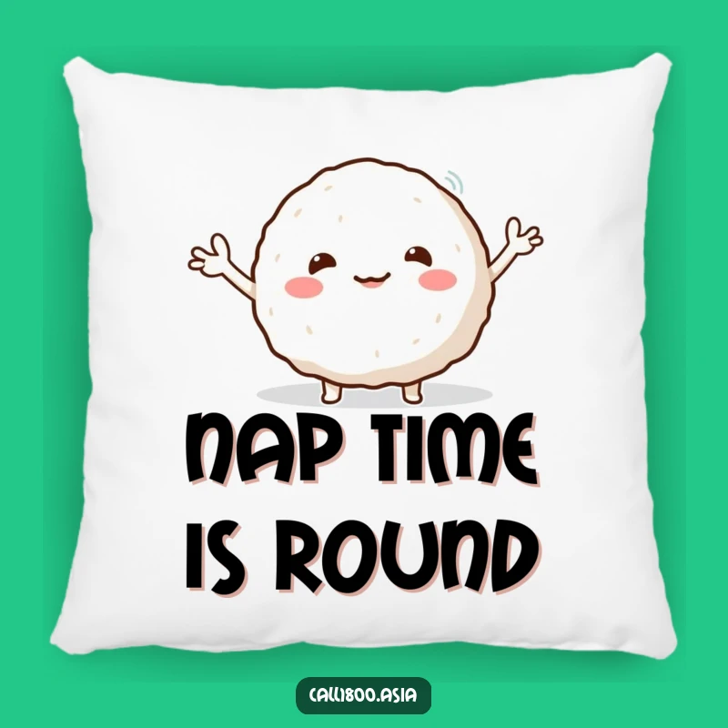 Funny Rice Ball Wave Pillow - Soft Cushion, Adorable Funny Gift for Cozy Spaces