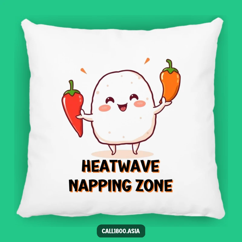 Funny Onigiri Juggler Pillow: Cozy and Hilarious Decor for a Spicy Touch
