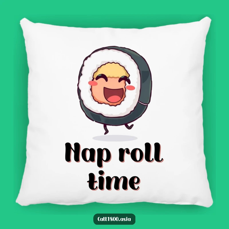 Cozy Funny Sushi Roll Pillow - Soft Comfort with a Smile