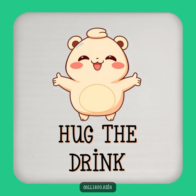 Funny Bao Bun Hug Coasters - Protect Surfaces with Warmth