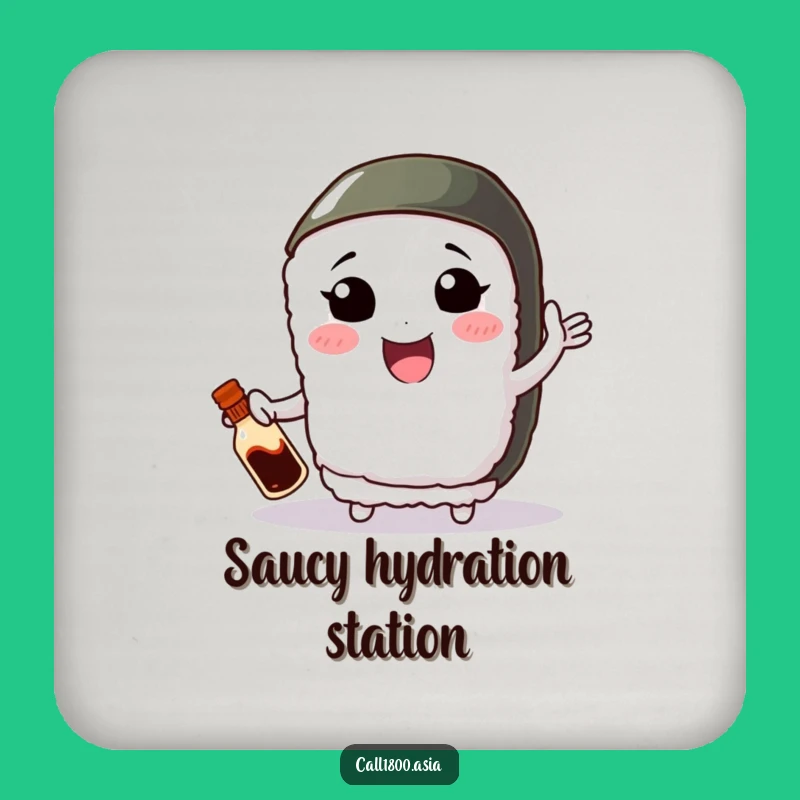 Funny Juggling Sushi Coaster Set: Protect Surfaces with Culinary Charm!