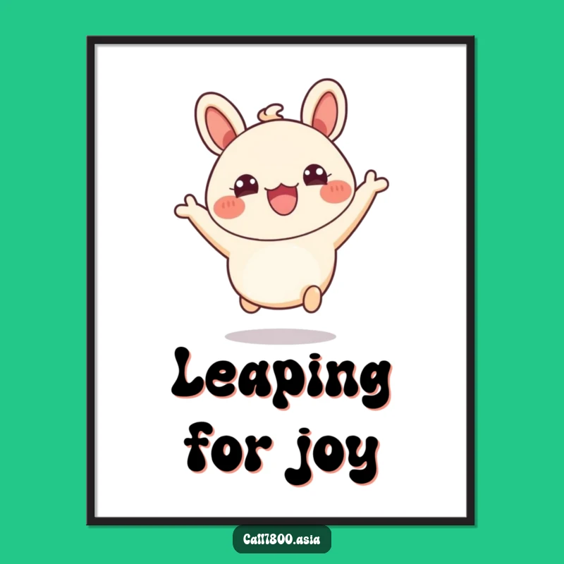 Funny Bao Bun Poster: Bubbly Character Art for Your Walls!