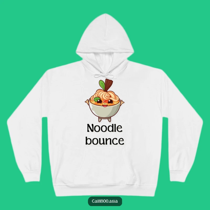 Cozy Funny Ramen Bowl Hoodie - Warm Comfort with a Cheerful Grin