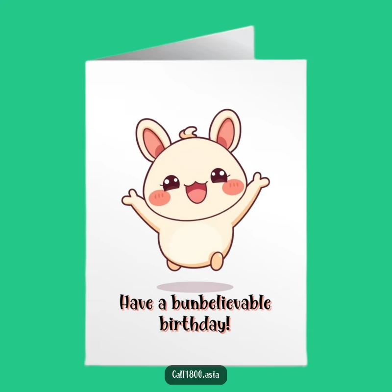 Free Printable Funny Bao Bun Birthday Card - Hopping Foodie Downloadable Gift