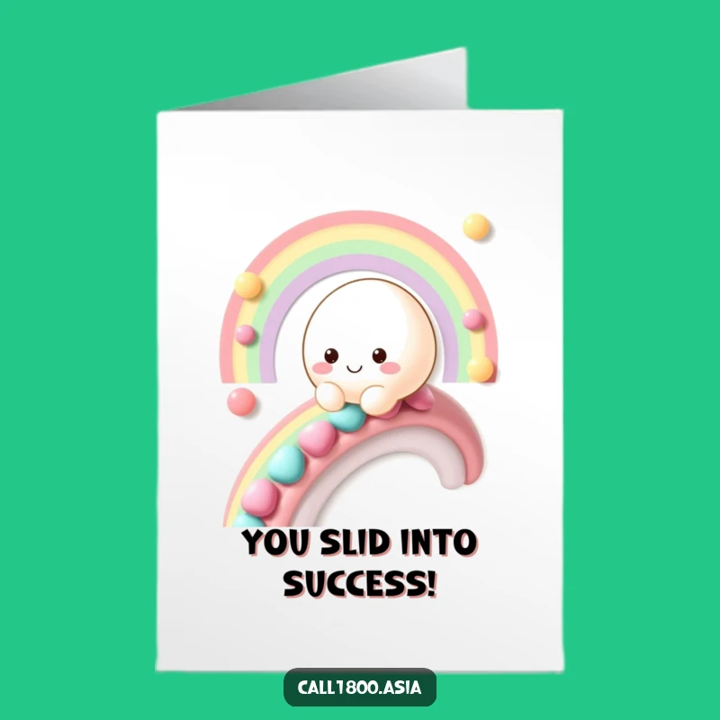Free Printable Congrats Card: Mochi's Sweet Ride, Hilarious Celebration Downloadable