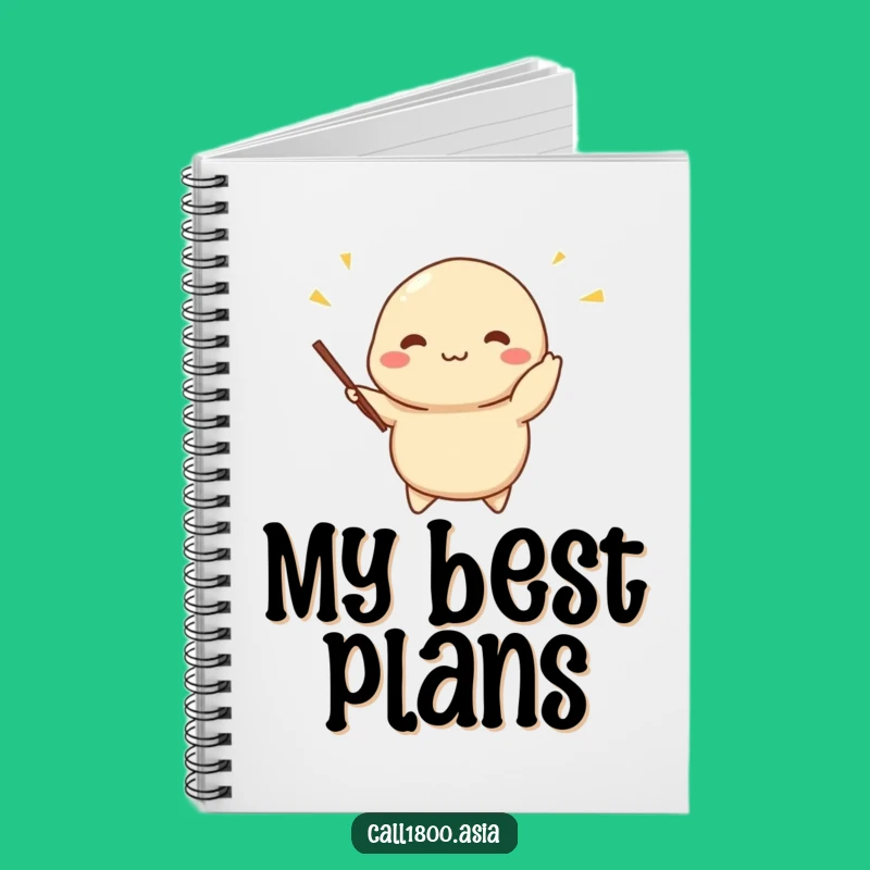 Funny Dumpling Juggling Notebook - Capture Ideas with Playful Skill