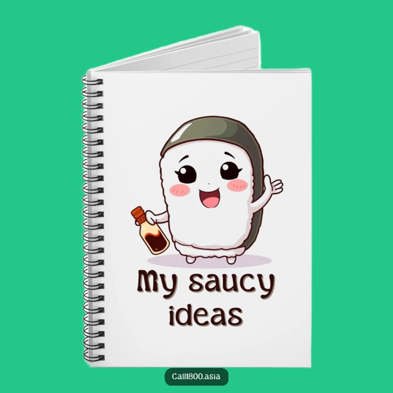 Funny Juggling Sushi Notebook: Keep Notes with Culinary Flair!