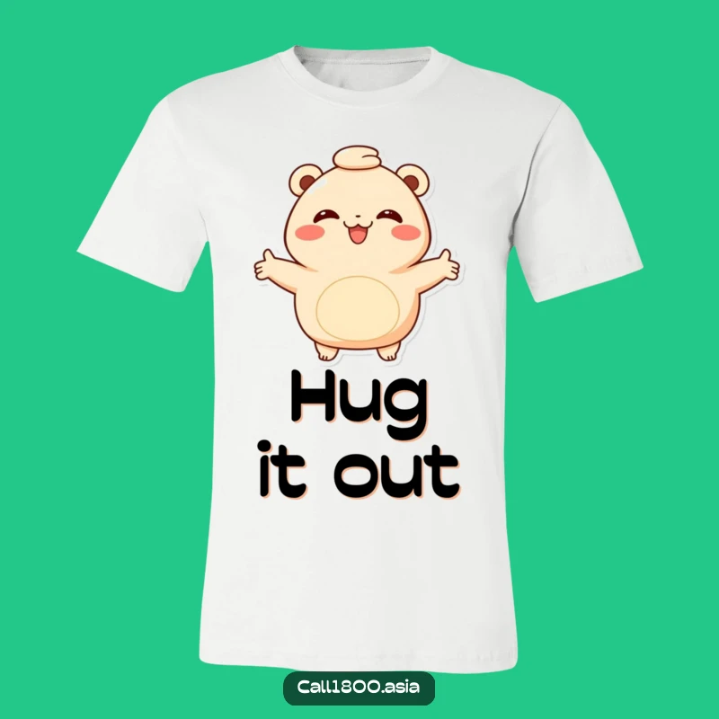 Funny Bao Bun Hug T-Shirt - Wearable Warmth and Laughter