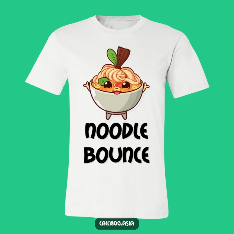 Funny Bouncing Ramen T-Shirt - Wear Your Happiness On Your Sleeve
