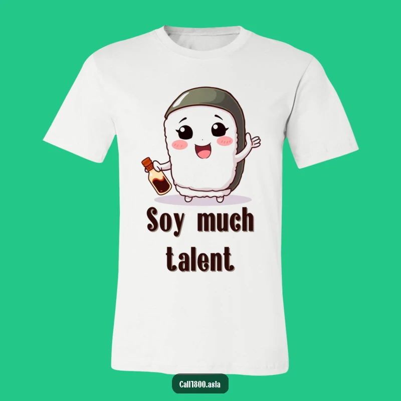 Funny Juggling Sushi T-Shirt: Show Off Your Playful Character Style!