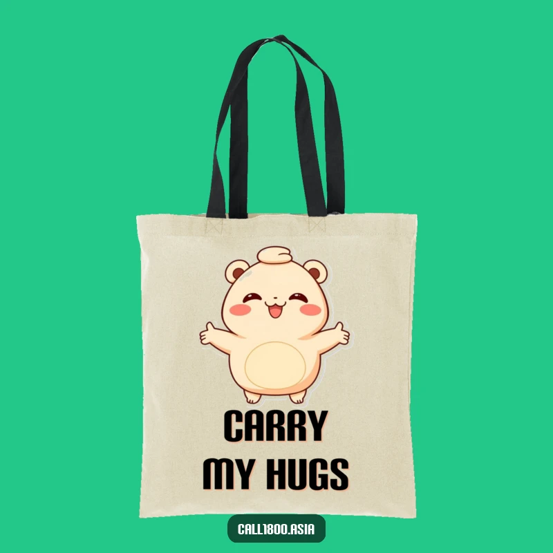 Funny Bao Bun Hug Tote Bag - Carry Comfort and Smiles