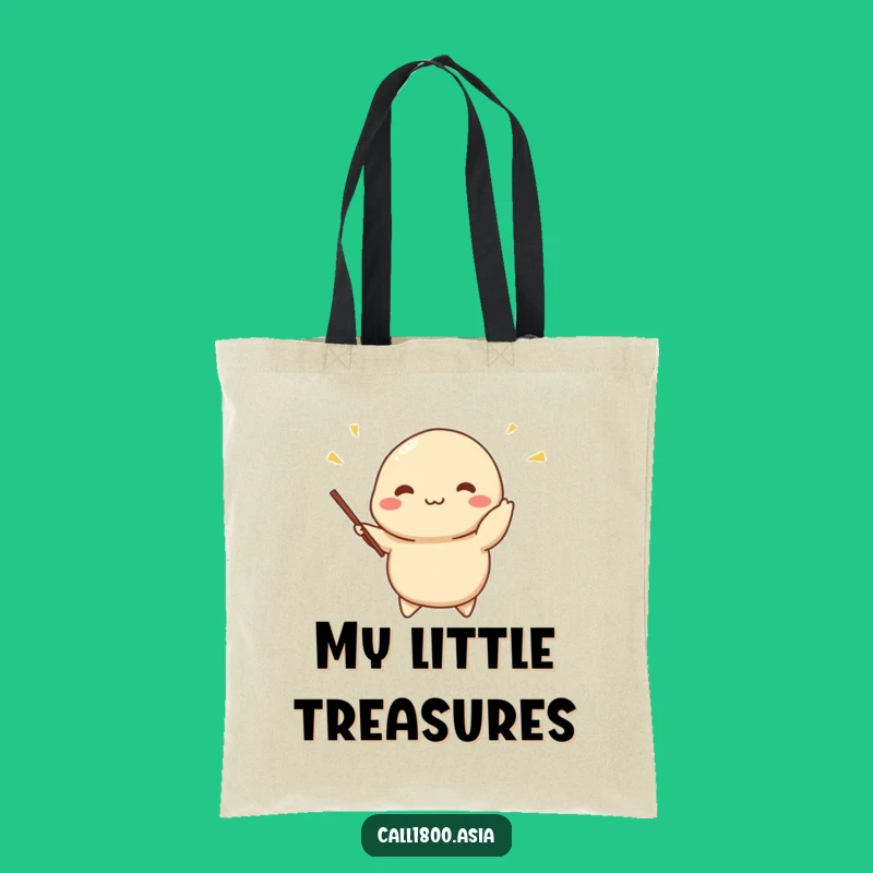 Funny Dumpling Juggling Tote Bag - Carry Your Essentials with a Smile