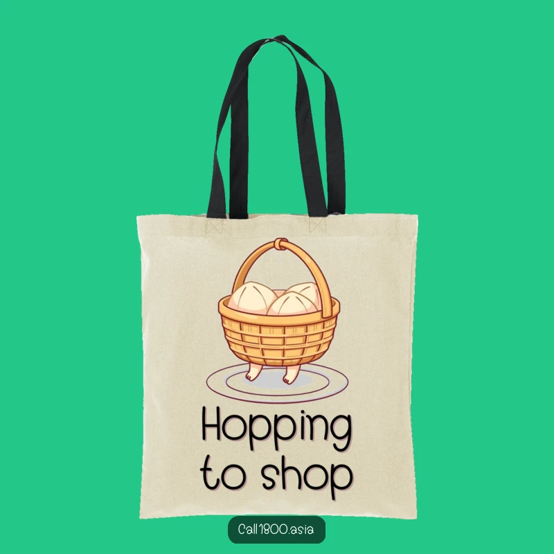 Funny Dim Sum Basket Hopping Tote Bag: Carry Your Delights with Fun!